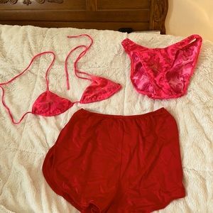 Venus String Bikini with Shorts Cover-Up